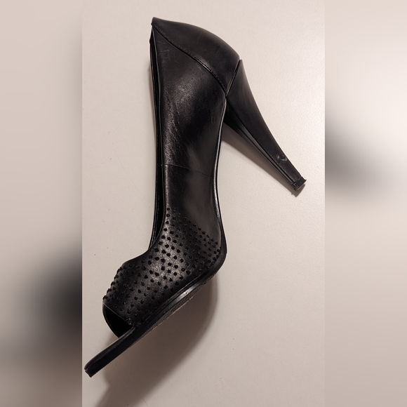 Women's Diesel Selenah Peep-toe Heels, Black, Size 38, 4" heel - Picture 9 of 12